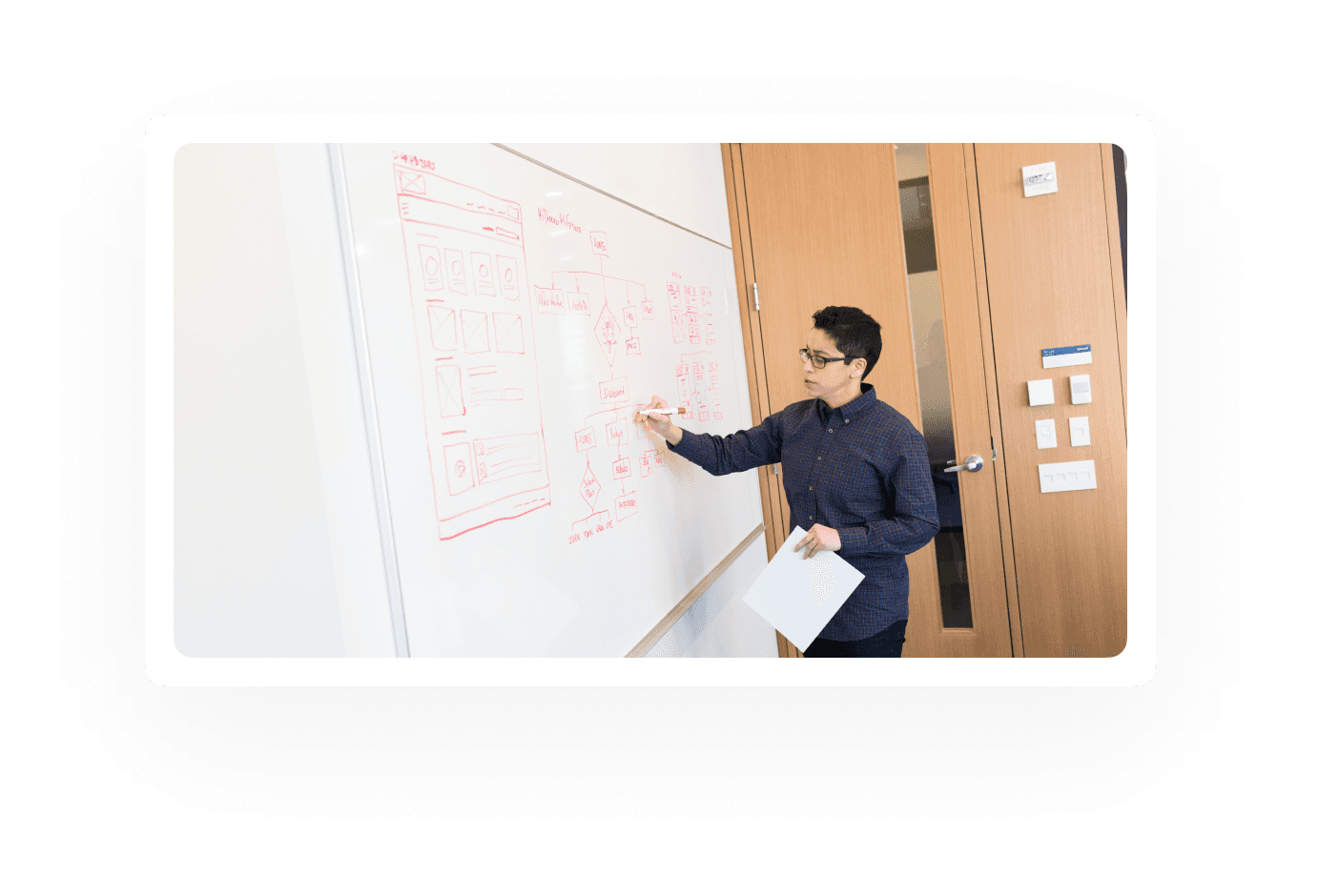 Teacher teaching