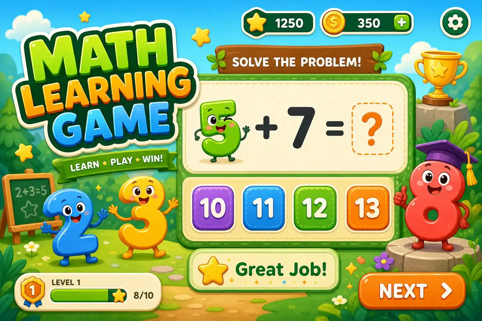 Math Learning Game